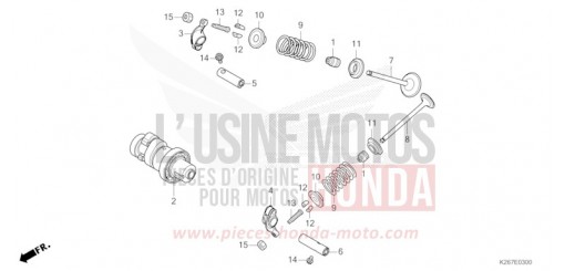 ARBRE A CAMES/SOUPAPE MSX125AM de 2021